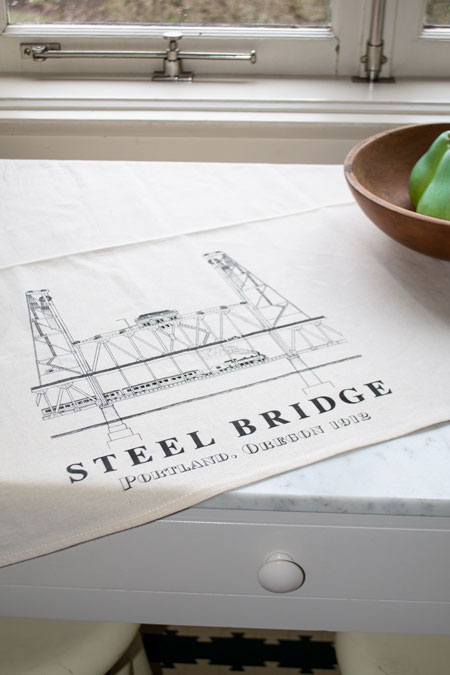 Steel Bridge towel